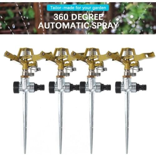 4/3/2pcs/lot Garden Sprinkler 360 Degree Adjustable Lawn Grass Rotatable Sprayer Irrigation Garden Watering System