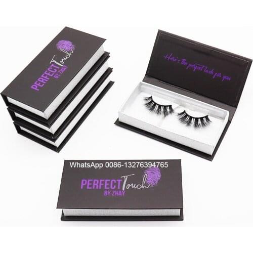 Sliver Glitter Balck Mink Lashes Packaging Mink Lashes Cruelty Free Lashes Custom Lashbox Packaging With Logo Free Plastic Tray