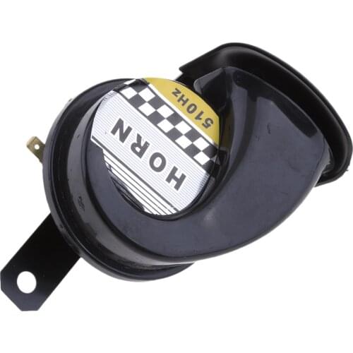 Car Motorcycle 130db Strong Snail Air Horn Siren Waterproof 510Hz 12V DC Blue