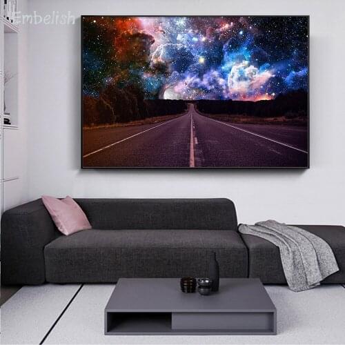 Embelish 1 Pieces Abstract Cloud Landscape Modern Home Decor Wall Pictures For Living Room HD Print On Canvas Paintings Posters