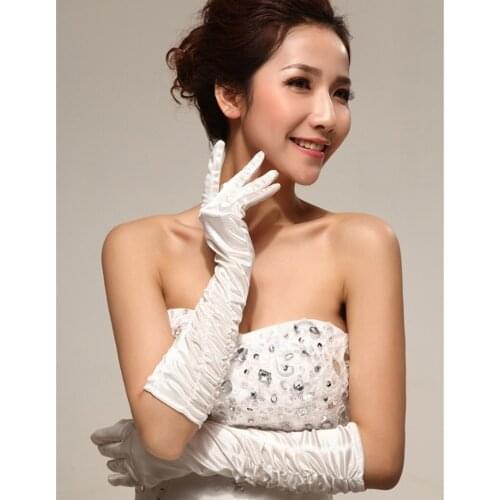 VLLUSISA Bridal Long Gloves