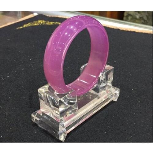 Yu Po widened and rich wealth style xian Furong Jade Bracelet Natural A goods Lantian Jade pith bracelet