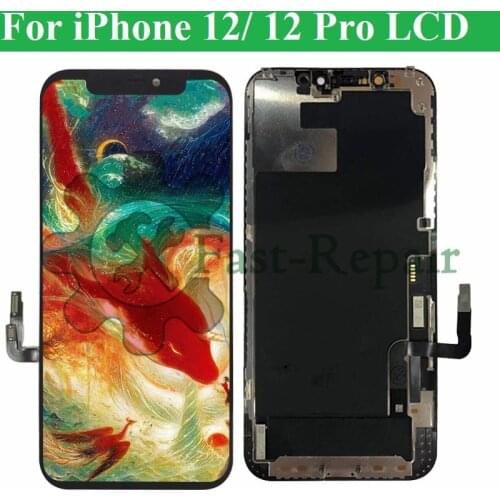 OEM quality for iphone 12 lcd display for iphone 12 A2403 A2172 A2402 lcd display with touch screen for iphone 12 pro A2407 lcd
