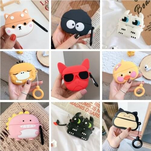 3D Cute Cartoon dinosaur Headphone Cases For Huawei Freebuds 4i Wireless Bluetooth Headset Cover For Free buds 4i Case Funda