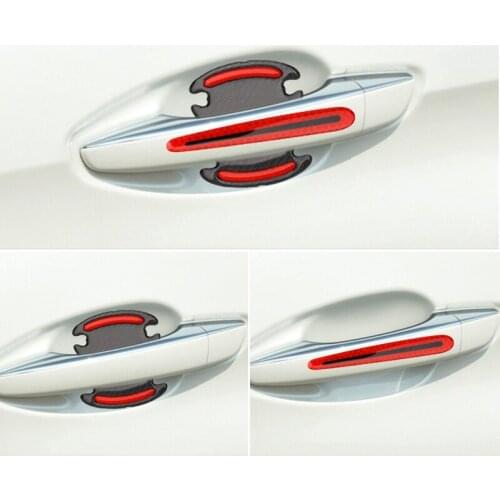 3D Car Reflective Sticker Car door handle door bowl Cover Accessories for Subaru Forester Outback Legacy Impreza XV BRZ