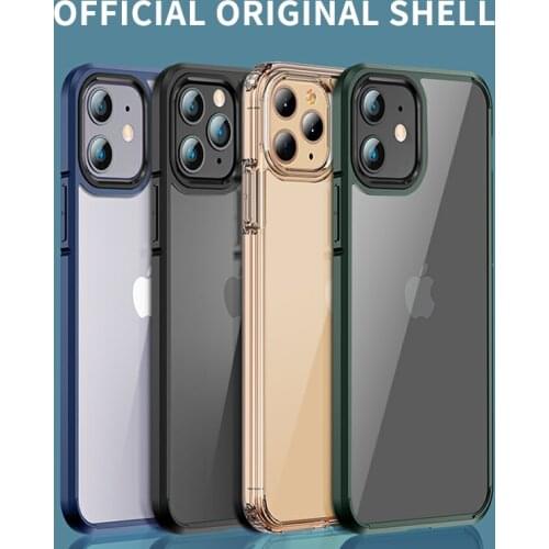 Amstar Shockproof Carmera Lens Protection Monile Phone Case For iPhone 12 Pro Max Mini 11 Ultra-Thin Back Cover Fundas Coque Bag