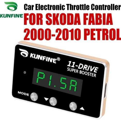 Car Electronic Throttle Controller Racing Accelerator Potent Booster For SKODA FABIA 2000-2010 PETROL DIESEL 11 Drive