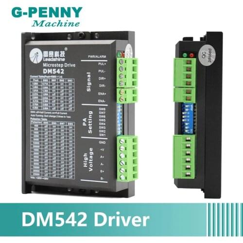 Original Leadshine DM542 CNC NEMA23 NEMA34 Stepper motor driver 4.2A 256 Subdivision Stepping motor driver official type