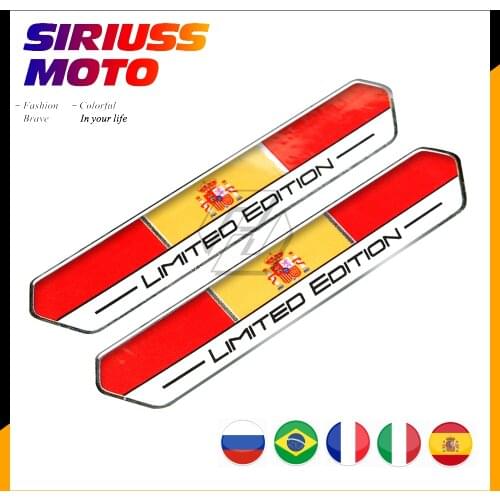 Spain Flag Limited Edition Sticker Motorcycle Tank Decal Case for Aprilia Honda Yamaha Suzuki Kawasaki Ducati etc