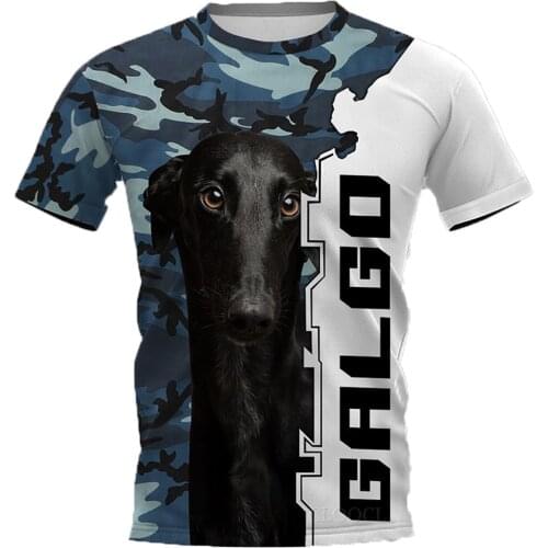 CLOOCL New Summer Popular Galgo 3D Print Men Women T Shirt Harajuku Casual Streetwear Style Pullover Tops Drop Shipping