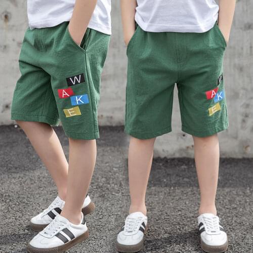 Summer New Childrens Clothing Boys Five-point Pant Kids Thin Casual Loose Shorts