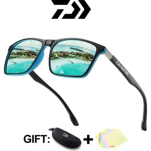 2021 DAIWA Man Fishing Glasses Outdoor Mountaineering Anti-ultraviolet Classic Polarized Sunglasses Riding Driving Sunglasses