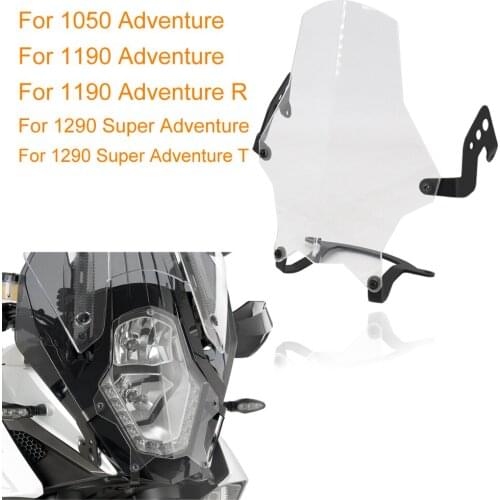 NEW Motorcycle CNC Acrylic Clear Headlight Protection Guard Cover For 1050 Adventure ADV 1190 Adventure/R 1290 Super Adventure/T