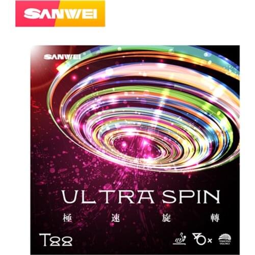 ITTF approved SANWEI NEW ULTRA-Spin Table Tennis Rubber/ Ping Pong Rubber