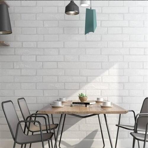 Wellyu new Retro nostalgic imitation brick pattern brick wallpaper bar restaurant hair salon barber clothing store wall paper