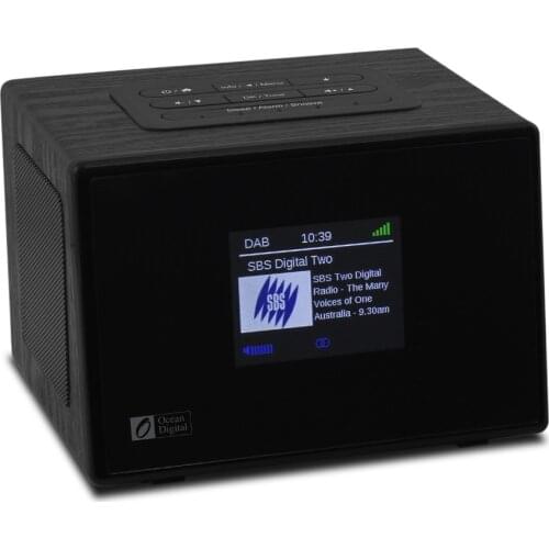 Wi-Fi internet radios WR100F FM Digital Radio with Bluetooth Speaker & Sleep Radio, Aux in, 26000+ Stations, 2.4" Color Display