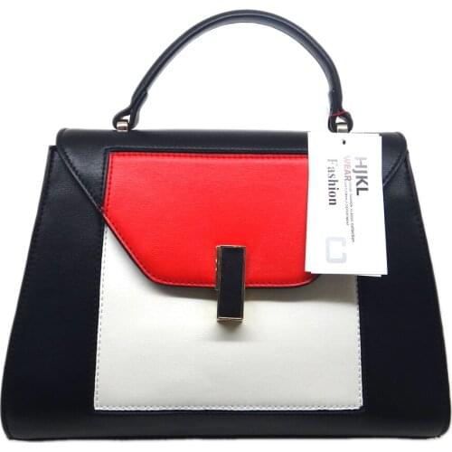 Sexy Ladies Bags Designer Luxury Totes Genuine Leather Patchwork Women Handbags Messenger Bags Real Leather Fashion Elegant