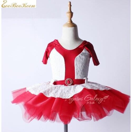 Ballerina Dress Children Girls Leotard Dancewear Women Ballet Clothes Professional Adults Lace Ballet Tutu Skirt Dance Costume