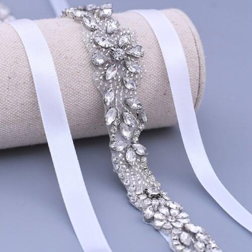 S491 Wedding Belt Rhinestone Thin Waist Bride Bridesmaid Dress Accessories Belts for Women Evening Dresses Prom Dresses Sash