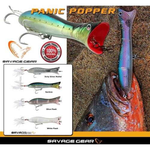 Savage Gear Panic Popper 195mm 111g High Quality Popper Lure