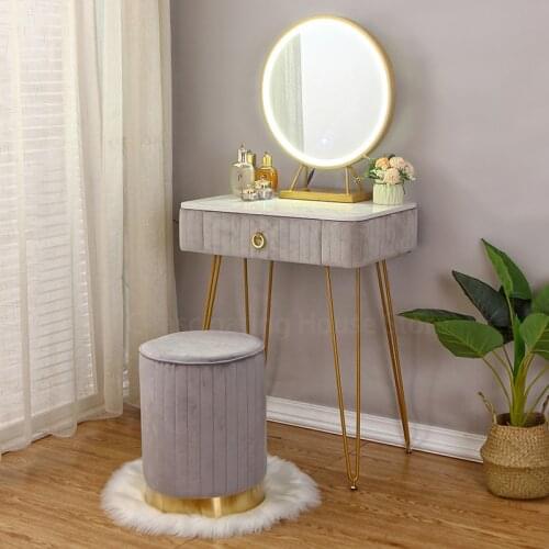 Modern Vanity Makeup Table Nordic Modern Dressing Table Minimalist Women Bedroom Dresser Makeup Desk Vanity Desk Mirror Table