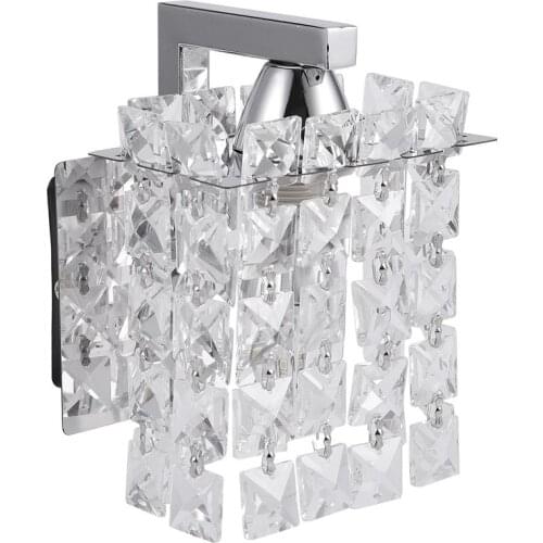 Led Crystal Wall Lamp Wall Lights Home Lighting Living Room Modern Wall Light Lampshade for Bathroom
