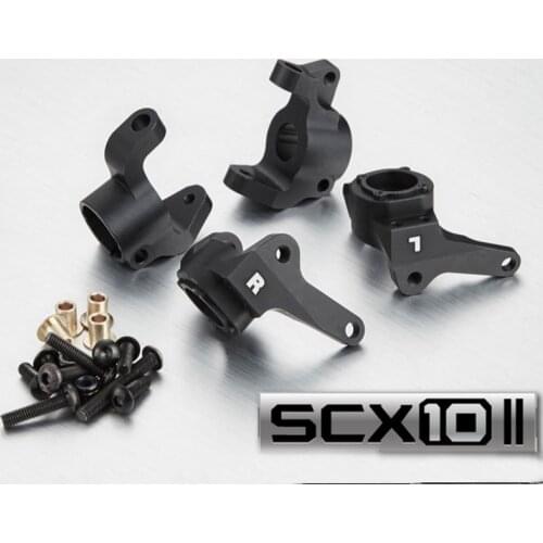 TFL RC Car accessories 1/10 AXIAL SCX10 II 90046 Rock Crawler Steering Knuckles W/ C Hub Set TH01945-SMT6