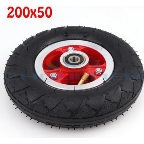 200x50 electric scooter wheels alloy wheels 8 inch scooter electric car pneumatic tire inner tube 200x50 tires