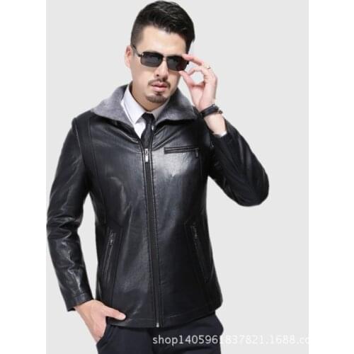 Мужские куртки из овчины ZHQUNHUU China At AliExpress