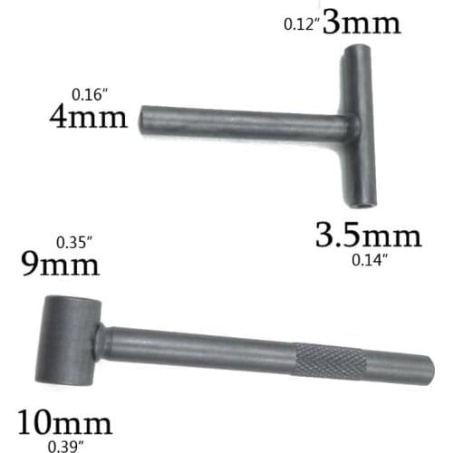 1Set Metal Square Hexagon Wrench Motorcycle Engine Valve Fixing Screw Adjustment Tool for Motorcycles