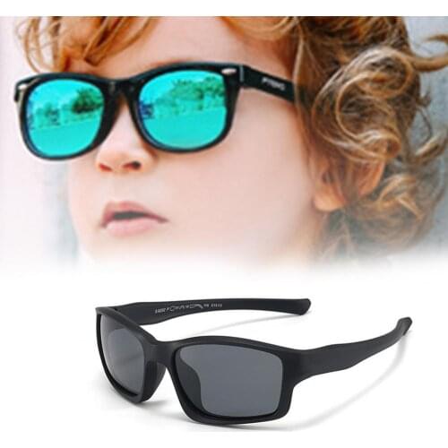 1pc Kids Glasses Sunglasses Unisex Resilient Frame 8 Colors Kids Shades Sport Shades Glasses for Children Outdoor Cycling