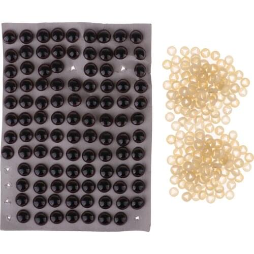 100pcs Lovely Safety Eyes with Washers for Doll Animal Stuffed Toys DIY Sewing Craft Brown for dolls accessories kids DIY craft