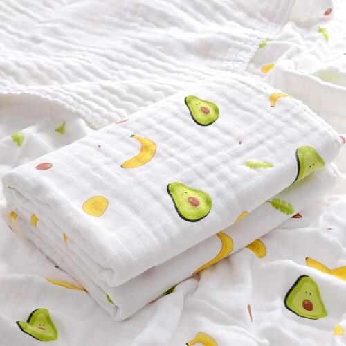Baby Bath Towel Muslin Childrens Soft Absorbent Bathrobe Childrens Blanket Newborn Baby Toddler Gauze Toddler 110*110cm