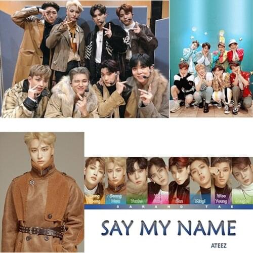 DIY Diamond Painting ATEEZ WALL POSTER KPOP Diamond Mosaic Full Diamond Embroidery Diamond Accessories Room Decoration