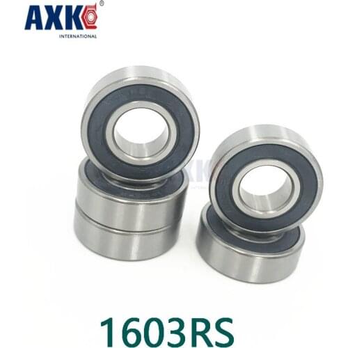Axk 1603rs Bearing 7.938x22.225x8.731mm Abec-1 (10pcs) Inch Miniature 1603 Rs 2rs Ball Bearings 1603-2rs Bearing