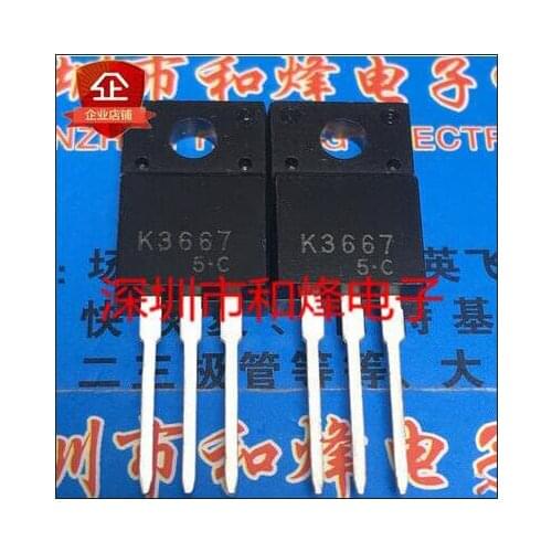 Free shipping 20PCS K3667 2SK3667 TO-220F 600V 7.5A
