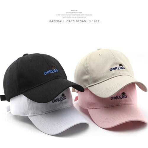 SLECKTON Cotton Baseball Cap for Women and Men Fashion OOREOO Embroidery Hats Hip Hop Casual Snapback Hat Summer Sun Cap Unisex