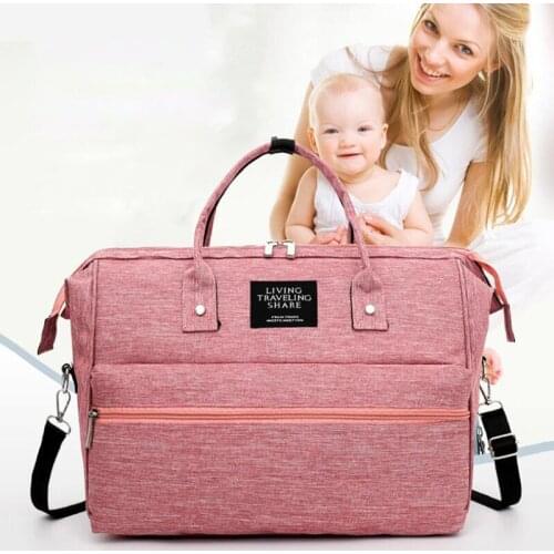Large Capacity Diaper Bag Waterproof Casual Laptop Bag Milk Bottle Bag Baby Nappy Bag Mummy Daddy Backpack