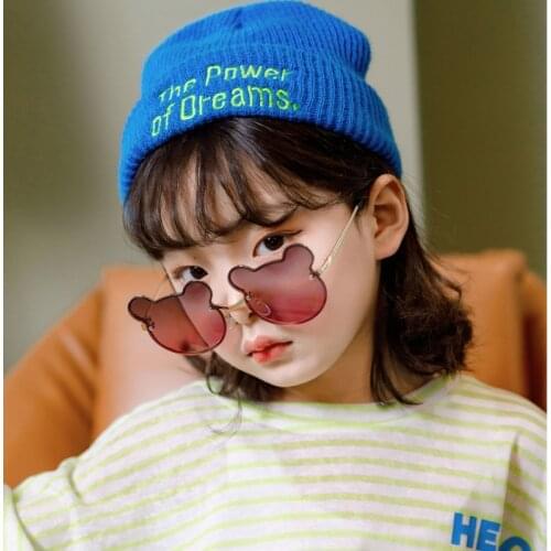 Children Sunglasses Cartoon Bear Shades Boys Girls Eyewear Mickey Cute Kids Sun Glasses UV400
