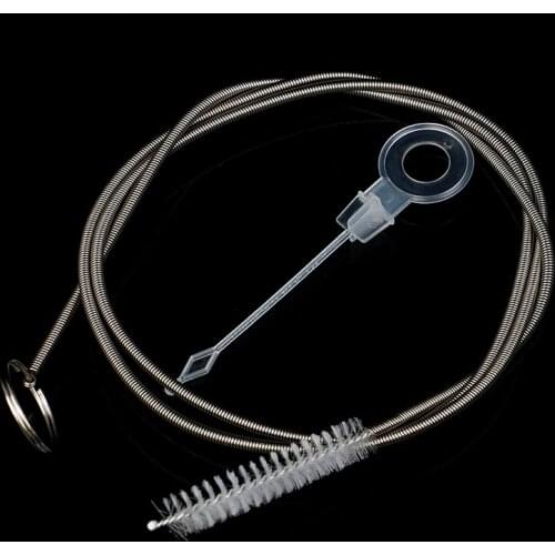 Refrigerator Drain Dredge Cleaning Long Flexible Refrigerator Scrub Brush