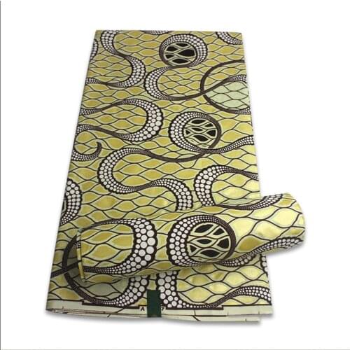 Hot Selling Bronzing Ankara Fabric African Wax Print Gold Printing Cotton Fabric Ghana Nigerian Pagne Batik Wax Materials YT-78