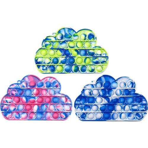 Fidget Toy Bubble Sensory Autism Squishy Stress Reliever Toys Adult Child Funny Anti-stress Push It Fidget Reliver Stress