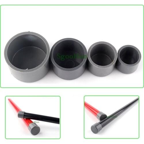 5~100pcs Size 20~50mm PVC Pipe End Plug Fish Tank Tube Joints Connector Irrigation System Plastic End Cap Frame Fittings