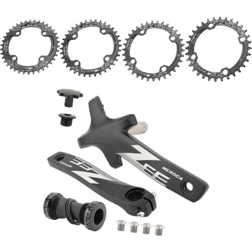 104/64 BCD MTB Crankset 170mm Crank Arm Bike Chainring Road Bike Crank Arms