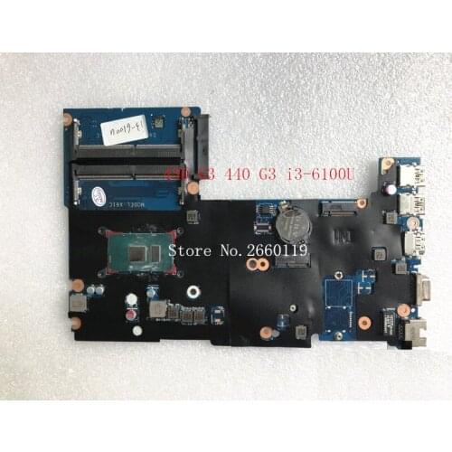 Laptop motherboard for 855655-601 001 501 DAX61CMB6C0 430 G3 440 G3 i3-6100U,Fully tested