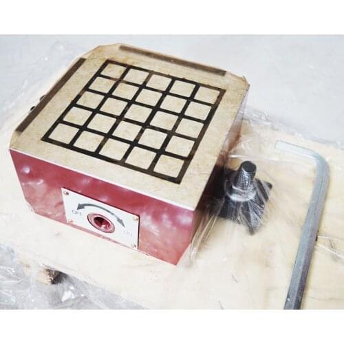 Powerful Square Permanent CNC Magnetic Chuck 6x6 inch For Grinding Milling Machine
