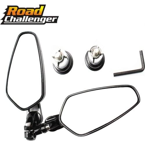 Motorcycle mirrors bar end mirror Rear view Motor handlebar end mirror cafe racer retrovisor CNC Aluminum 7/8" 22mm Universal