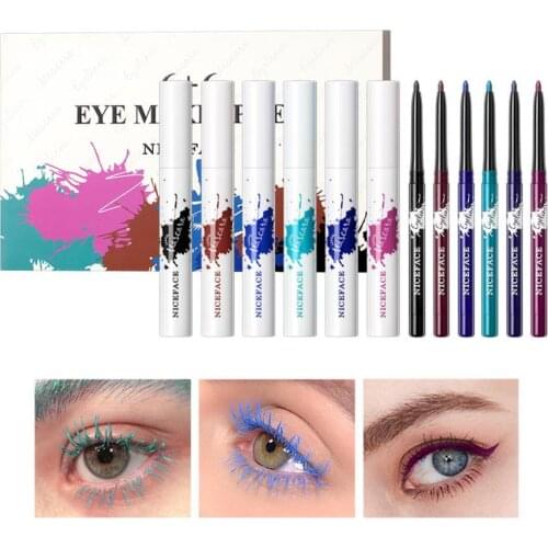 Eyeliner Mascara Set Water-proof Natural Makeup Accessory Eye Makeup Tool Eyeliner Mascara Set for Girl Tool Makeup Accessories