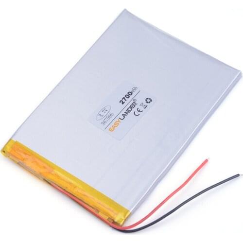 Rechargeable li ion battery 3.7V 2700mAh for tablet pc 7 inch 8 inch 9inch 367596