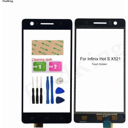 Mobile Touch Screen For Infinix HOT S X521 Touch Screen Digitizer Front Glass TouchScreen Tools Adhesive